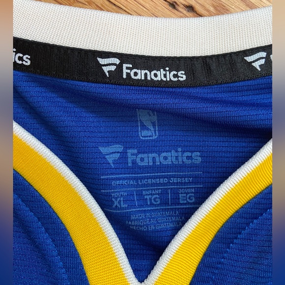 Kevin Durant Jersey Golden State Warriors Jersey #35 Fanatics - Size: Ki… - Picture 4 of 4